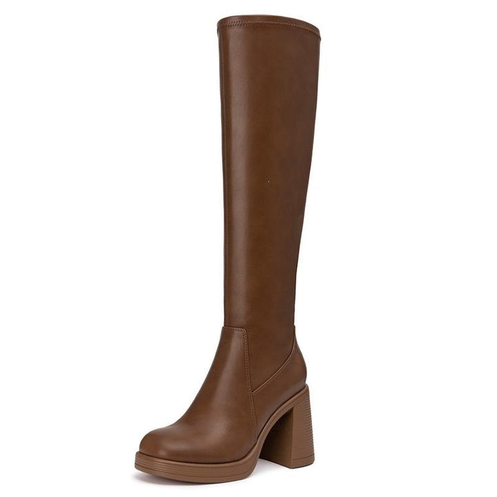 SUNKISSEDSTEP Women’s Classic Stretch Riding Boots
