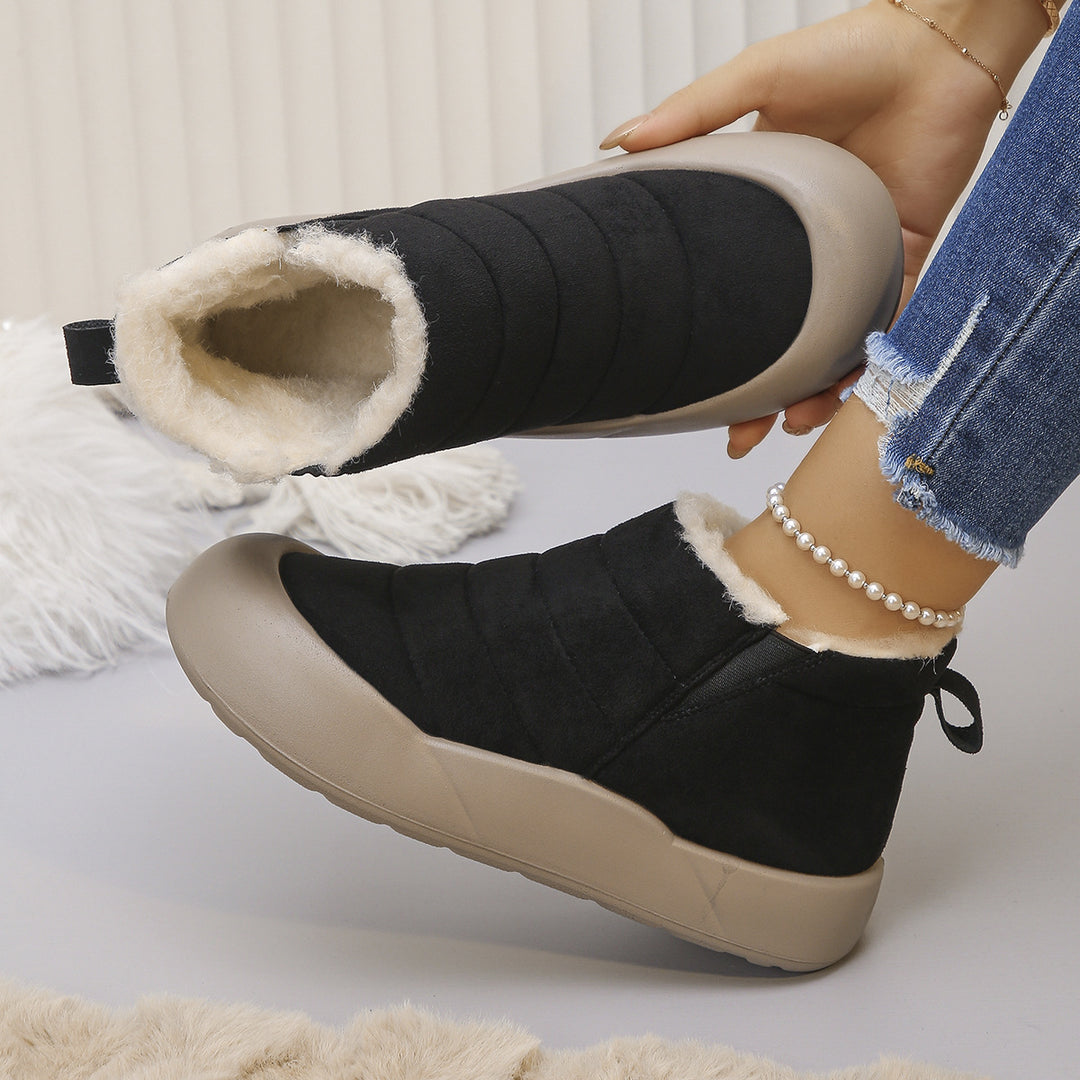 SUNKISSEDSTEP Women’s Plush-Lined Cushioned Winter Ankle Boots