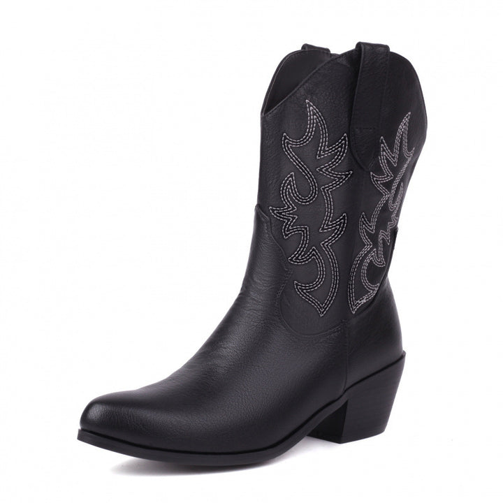 SUNKISSEDSTEP Women’s Western Suede Style Ankle Boots