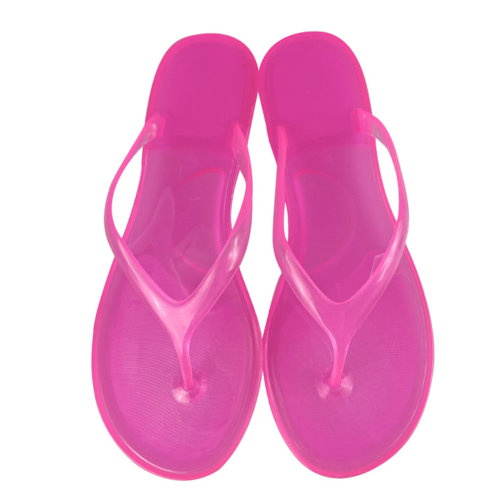 SUNKISSEDSTEP Women’s Crystal Jelly Flip-Flop Sandals (US 6–9)
