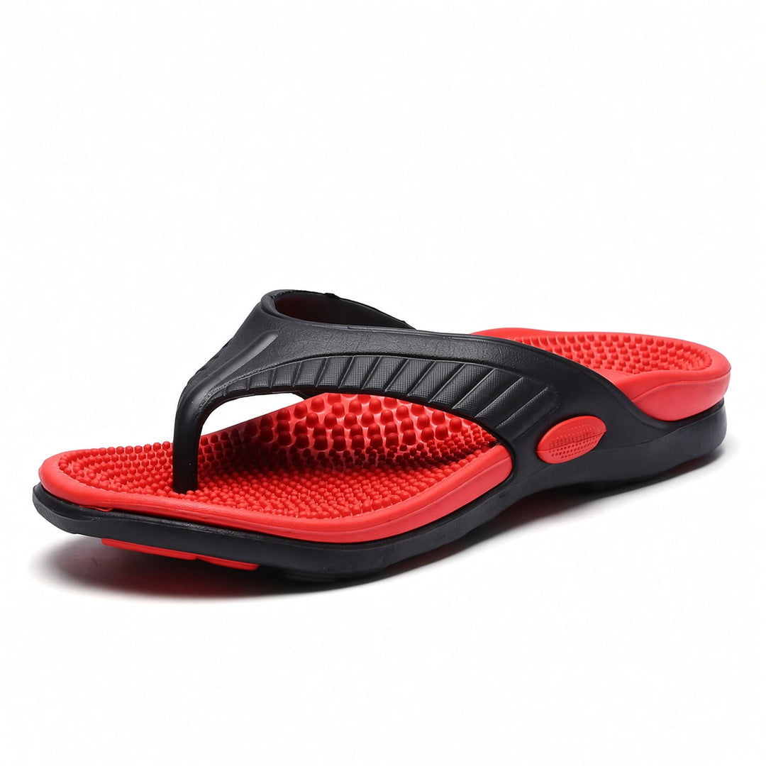 SUNKISSEDSTEP Men’s Massage EVA Sport Flip Flop Sandals