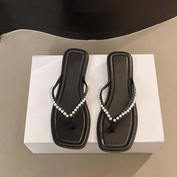 Pearl Strap Flip Flops