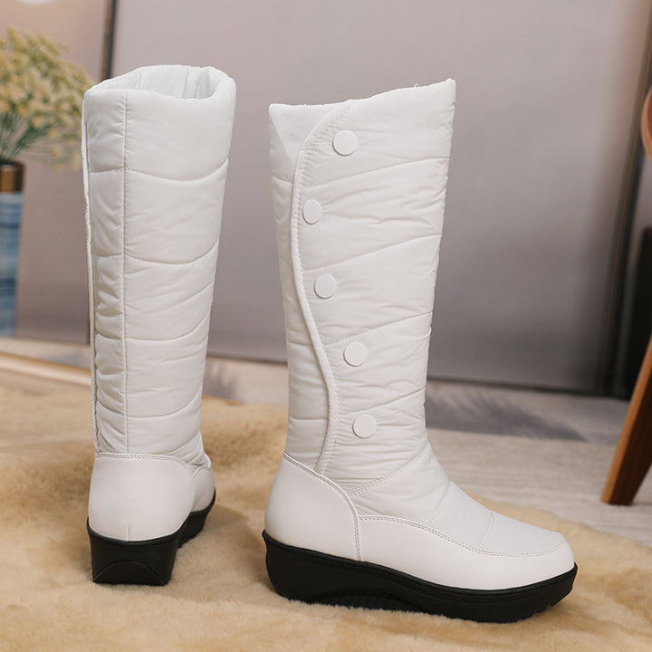 SUNKISSEDSTEP Women’s Quilted Knee-High Winter Snow Boots