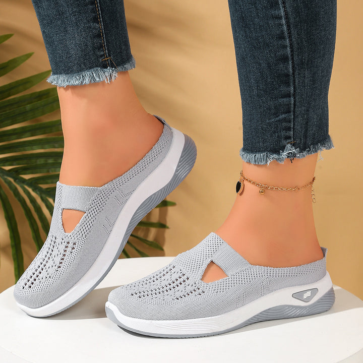 SUNKISSEDSTEP Women’s Breathable Knit Slip-On Sandals