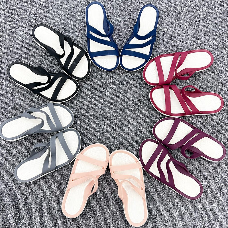 SUNKISSEDSTEP Women’s ColorPop Platform Slides (US 6–8.5)