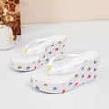 Sweetheart Wedge Flip-Flop Sandals