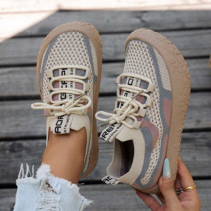 SUNKISSEDSTEP Women’s AirFlex Knit Walking Sneakers