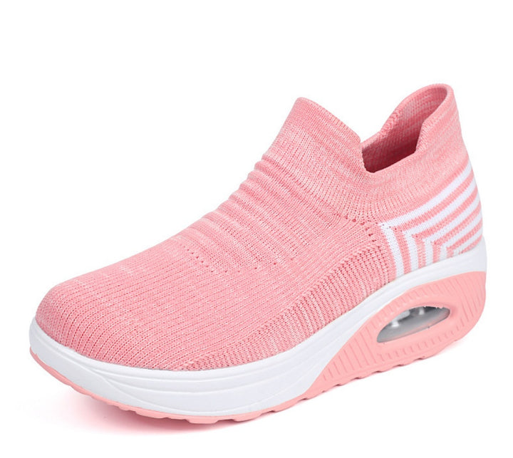 Knit Slip-On Walking Sneakers