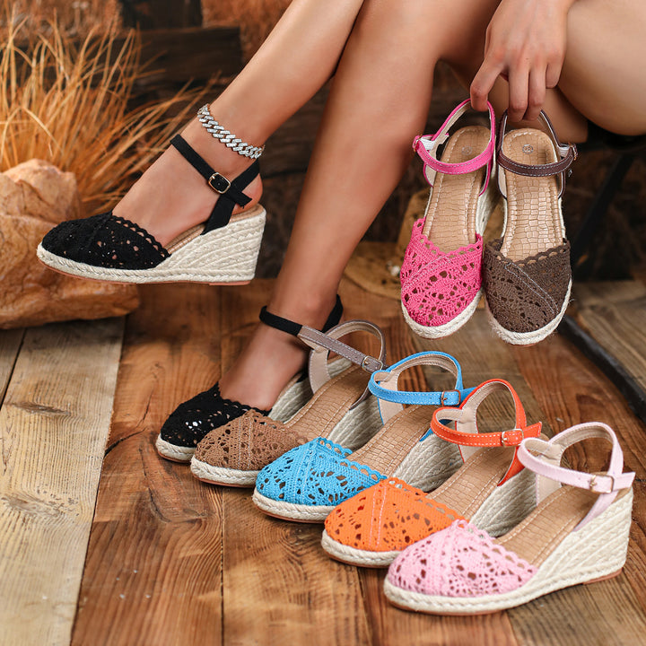 SUNKISSEDSTEP Women’s Marbella Espadrille Platform Sandals (US 5.5–9.5)