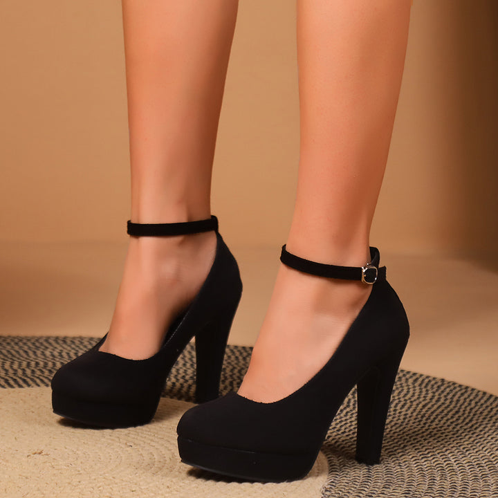 Elegant Hollow Pointed Toe Slingback Heels