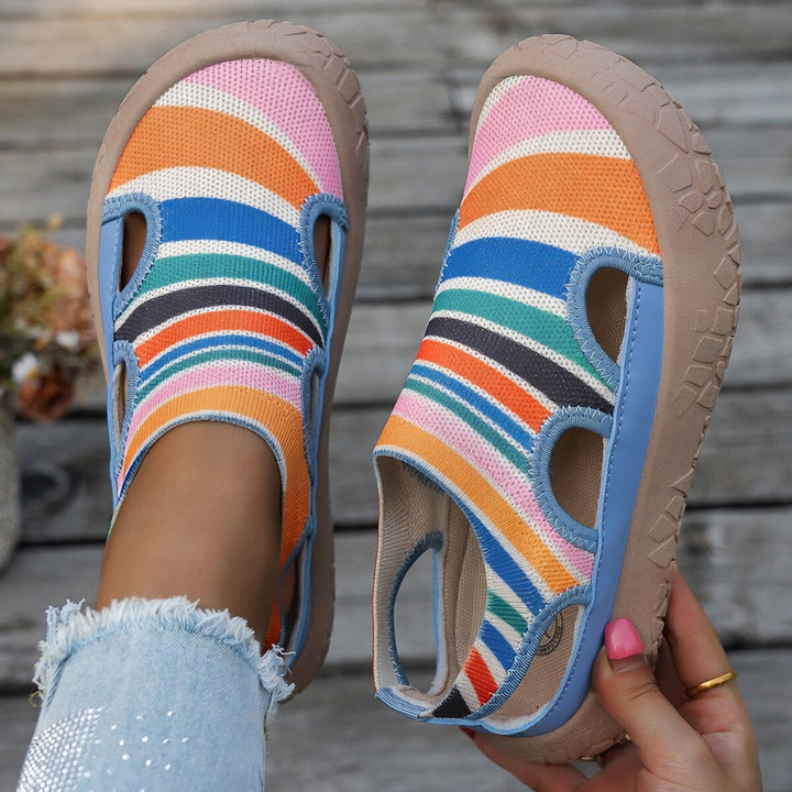 Breathable Knit Slip-On Sneakers