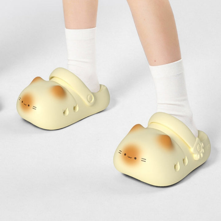 SUNKISSEDSTEP Women’s Kitty Cloud EVA Clog Slides (US 6–8.5)
