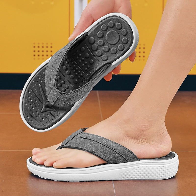 SUNKISSEDSTEP Women’s Massage Comfort Platform Flip Flop Sandals
