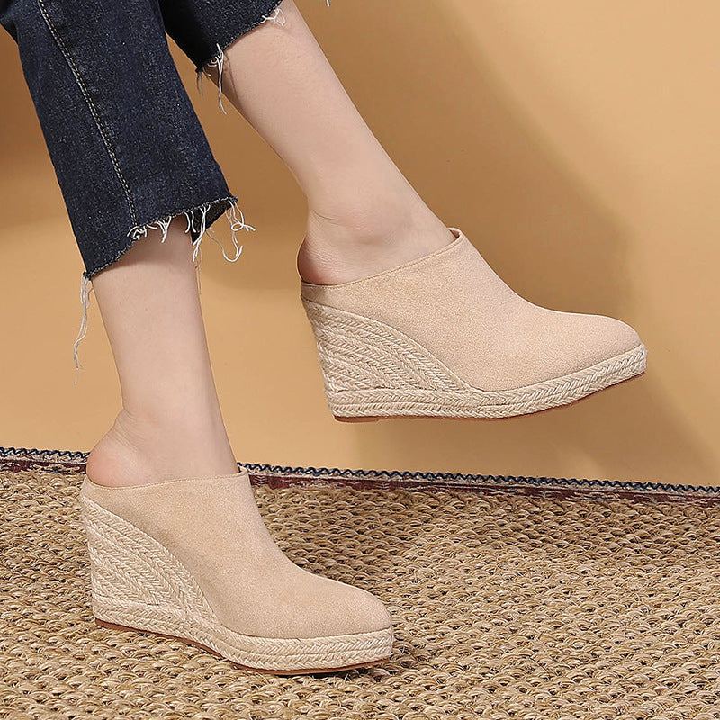 SUNKISSEDSTEP Women’s Valencia Espadrille Mule Wedges (US 5.5–9)