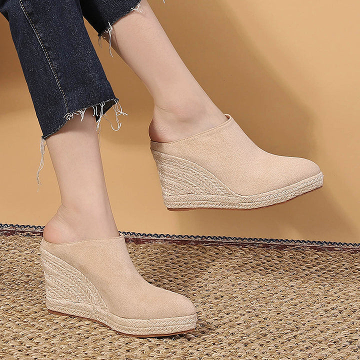 SUNKISSEDSTEP Women’s Valencia Espadrille Mule Wedges (US 5.5–9)