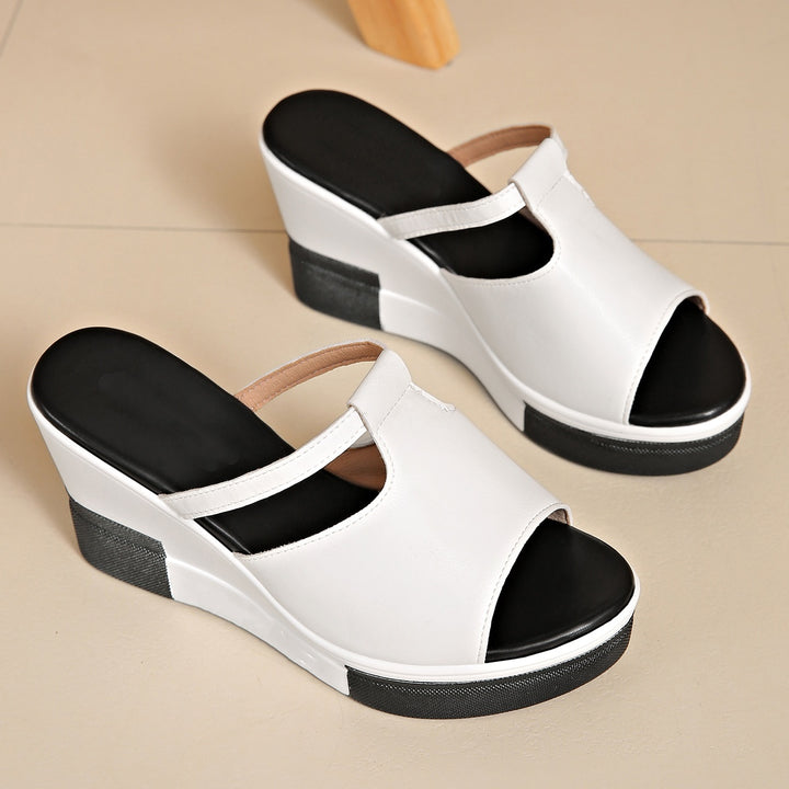 SUNKISSEDSTEP Women’s Aria Wedge Platform Slides (US 5.5–9.5)