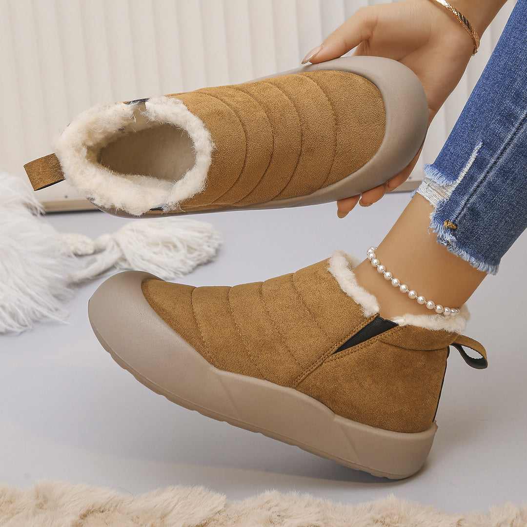 SUNKISSEDSTEP Women’s Plush-Lined Cushioned Winter Ankle Boots
