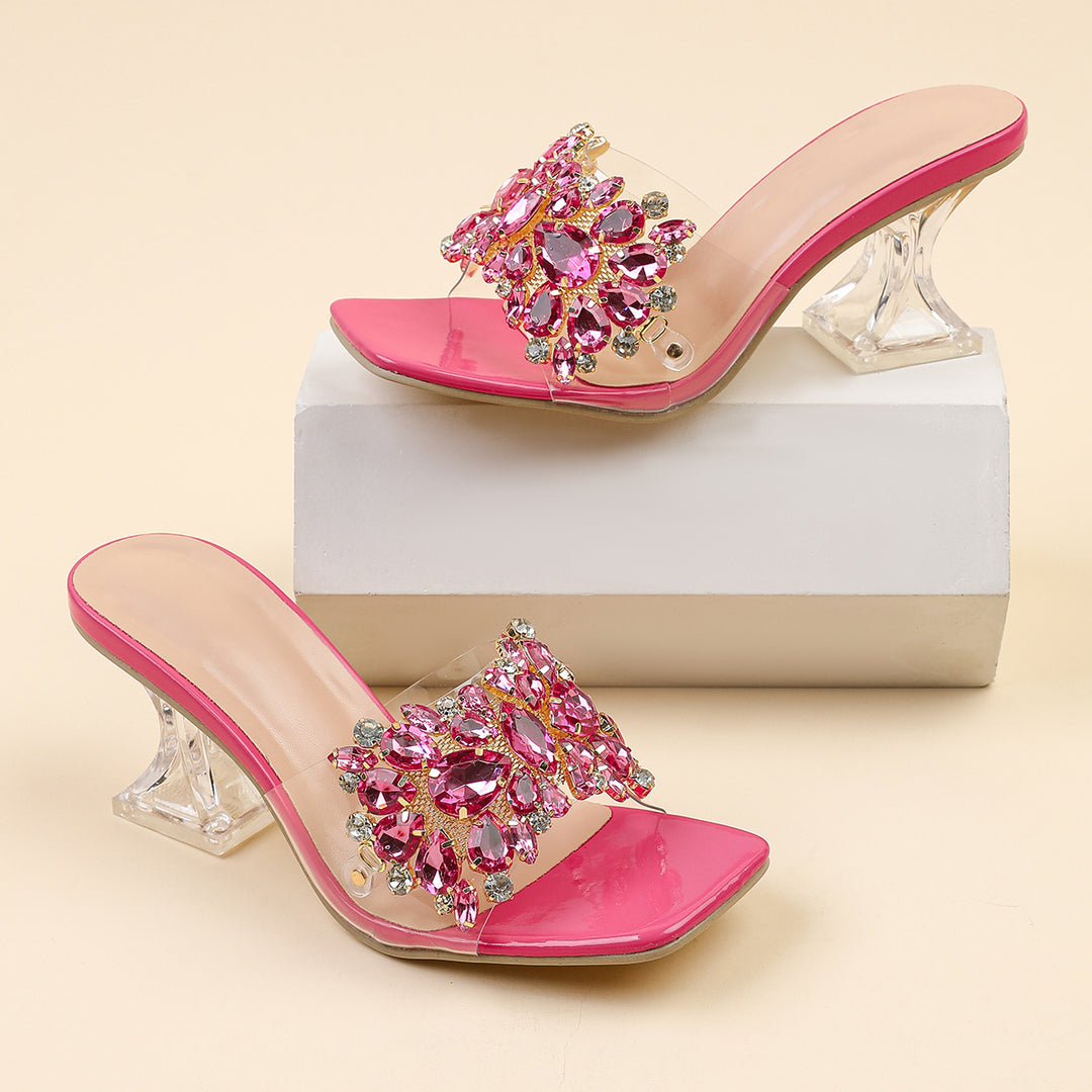 Crystal Rhinestone Heels