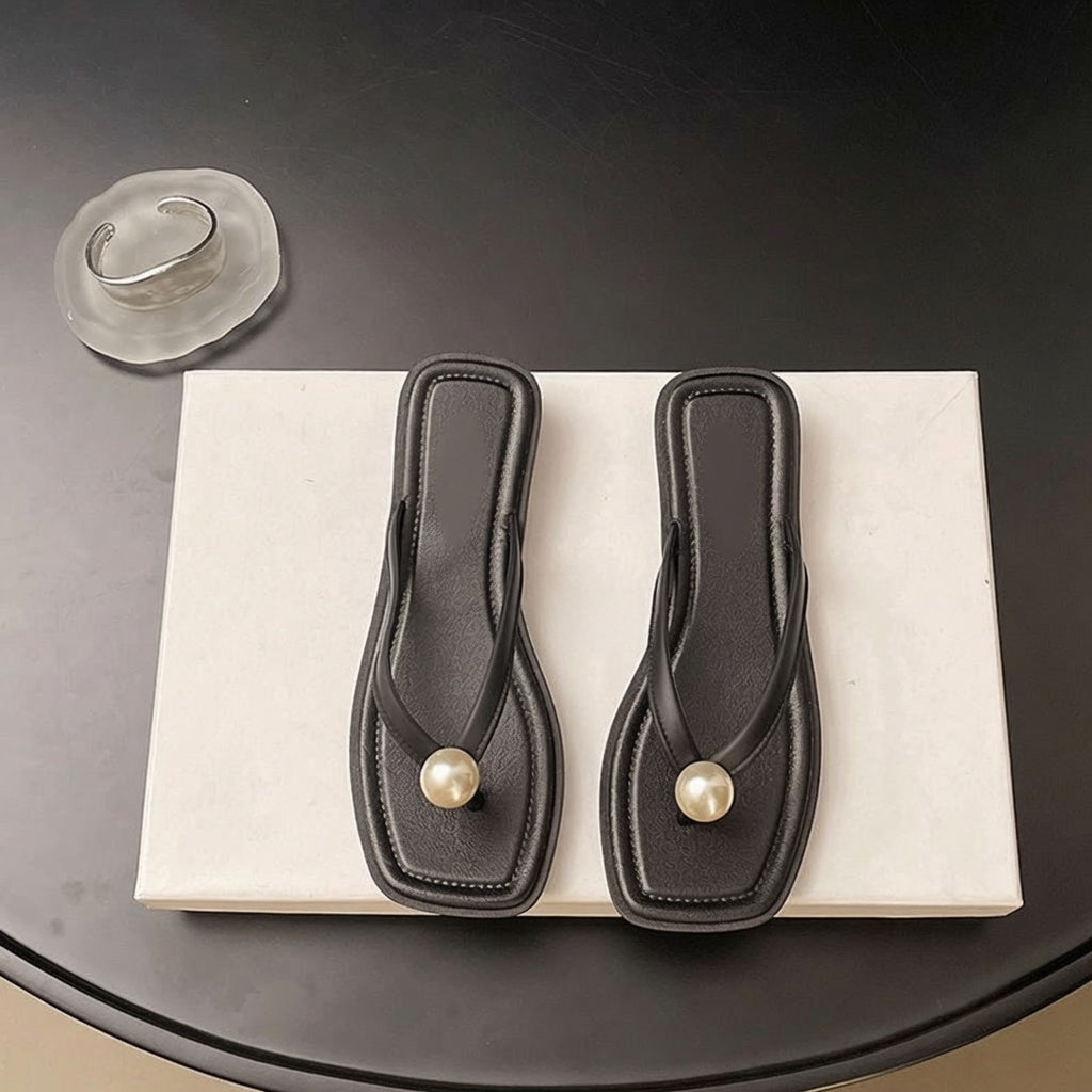 Pearl Strap Flip Flops