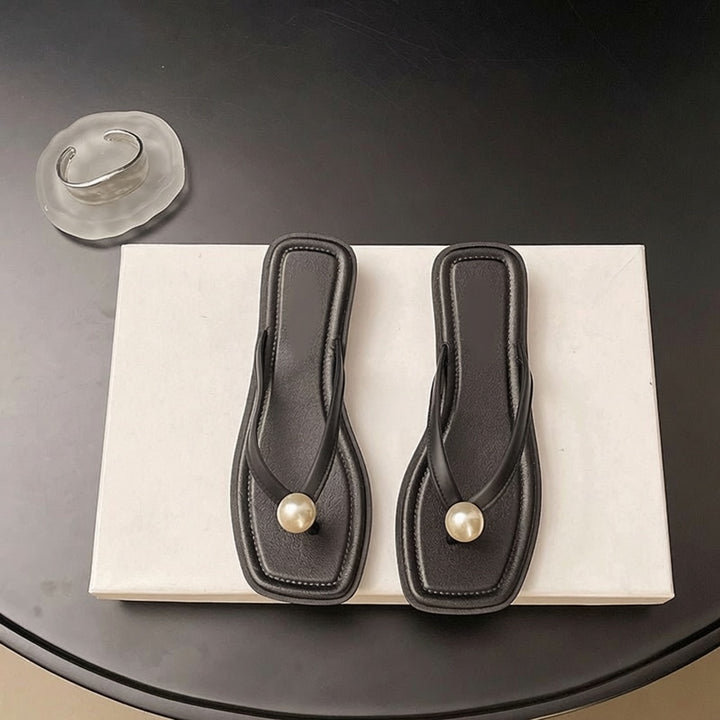 Pearl Strap Flip Flops