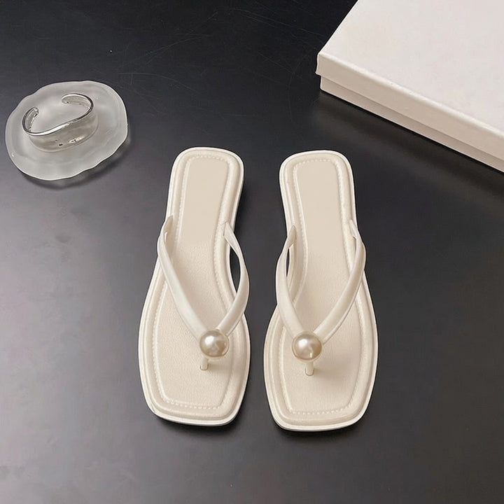 Pearl Strap Flip Flops