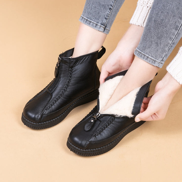 SUNKISSEDSTEP Women’s Fleece-Lined Winter Comfort Boots