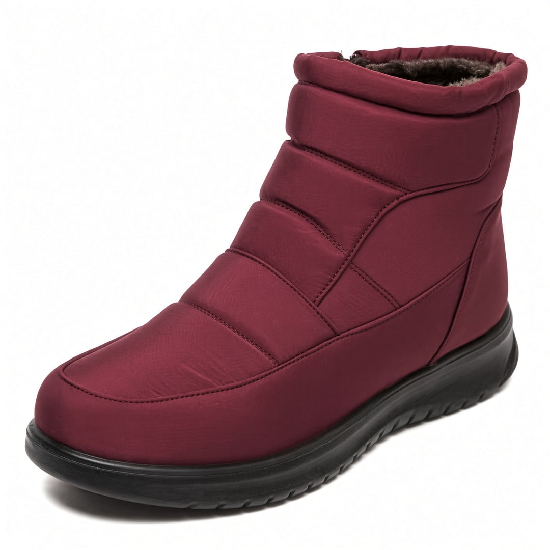 SUNKISSEDSTEP Women’s Cozy Side-Zip Winter Ankle Boots