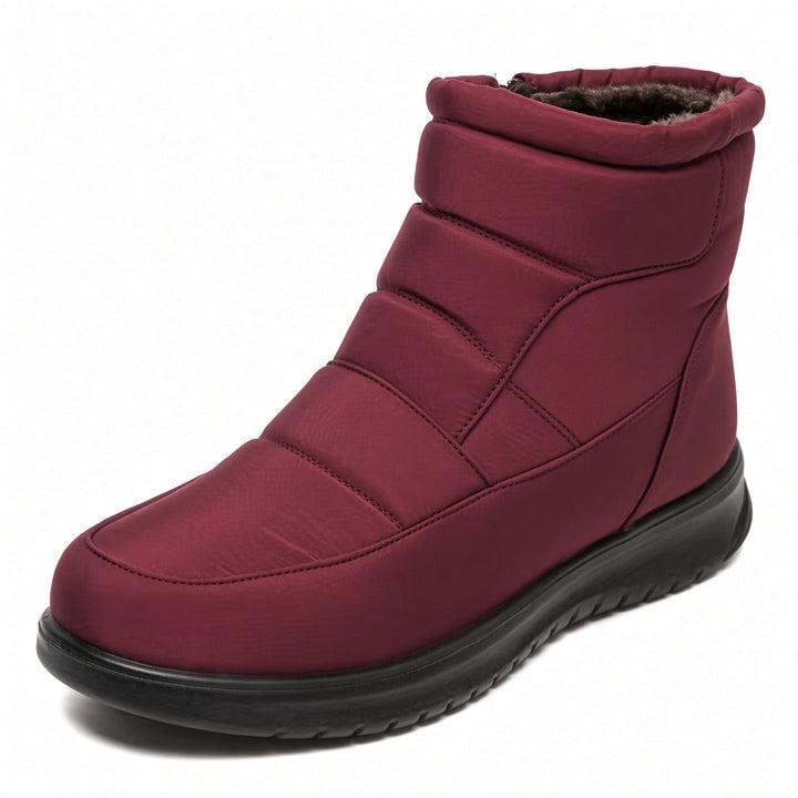 SUNKISSEDSTEP Women’s Cozy Side-Zip Winter Ankle Boots