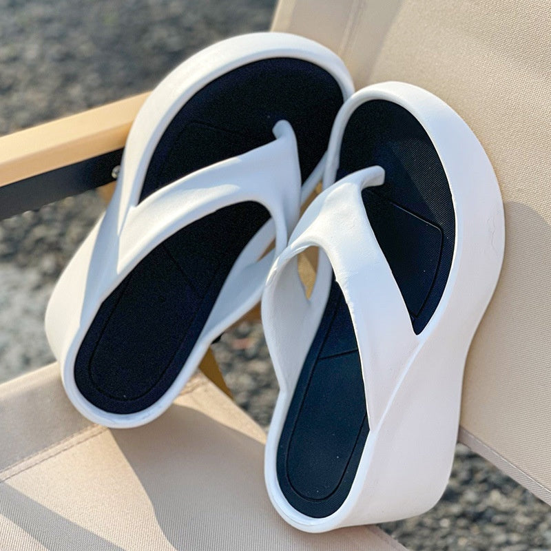 SUNKISSEDSTEP Women’s Cloud Lift EVA Platform Thong Sandals