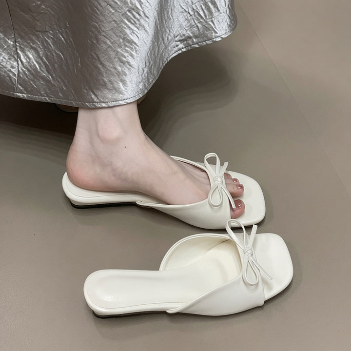 Bow Slide Sandals