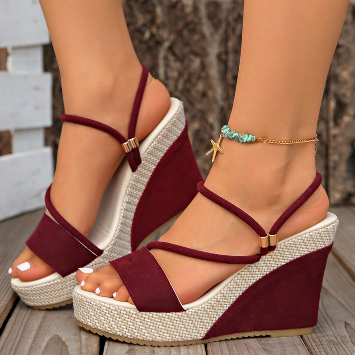 SUNKISSEDSTEP Women’s Sierra Platform Wedge Slides (US 6–9.5)