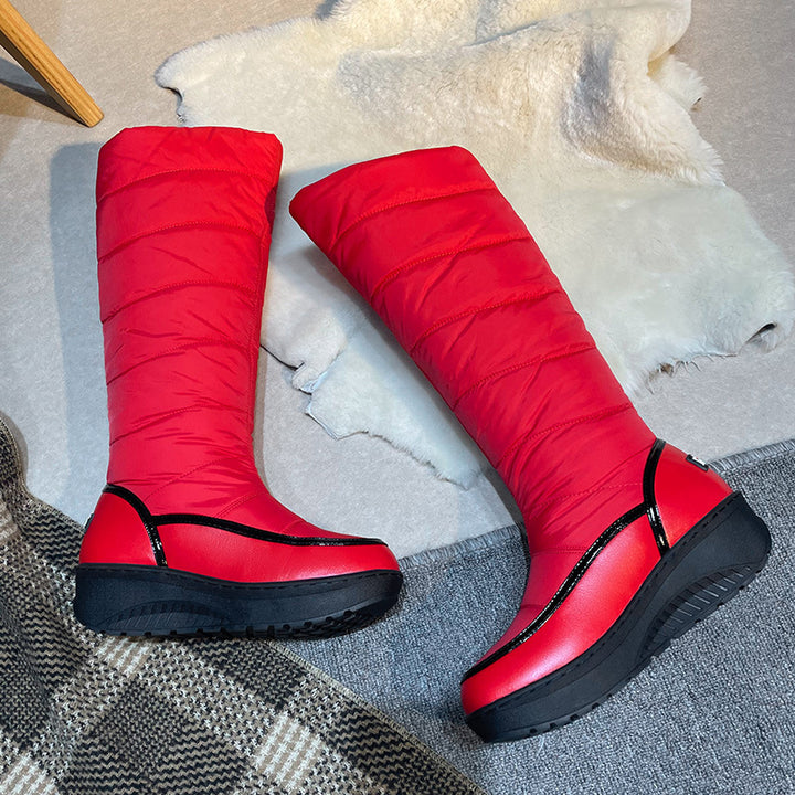 SUNKISSEDSTEP Women’s Quilted Knee-High Winter Snow Boots
