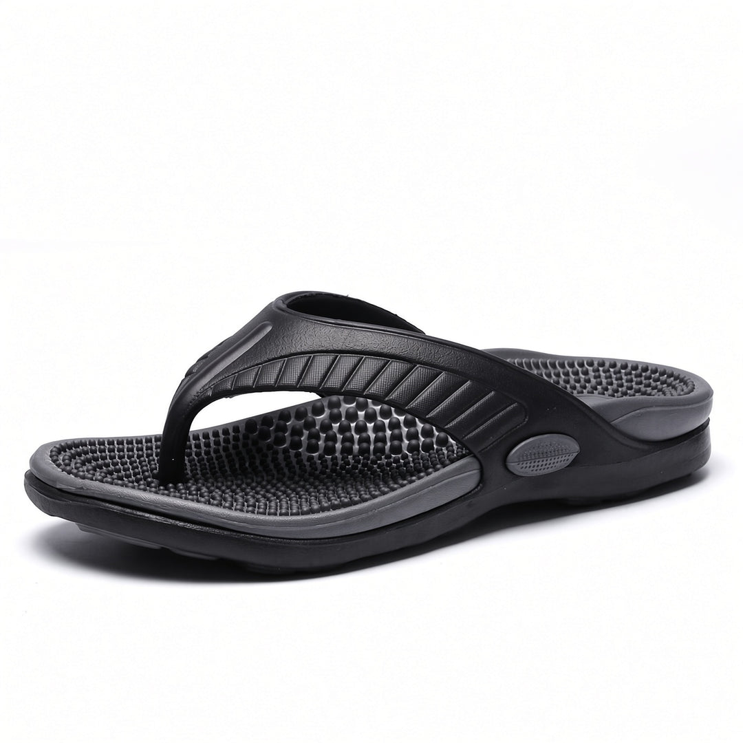 SUNKISSEDSTEP Men’s Massage EVA Sport Flip Flop Sandals