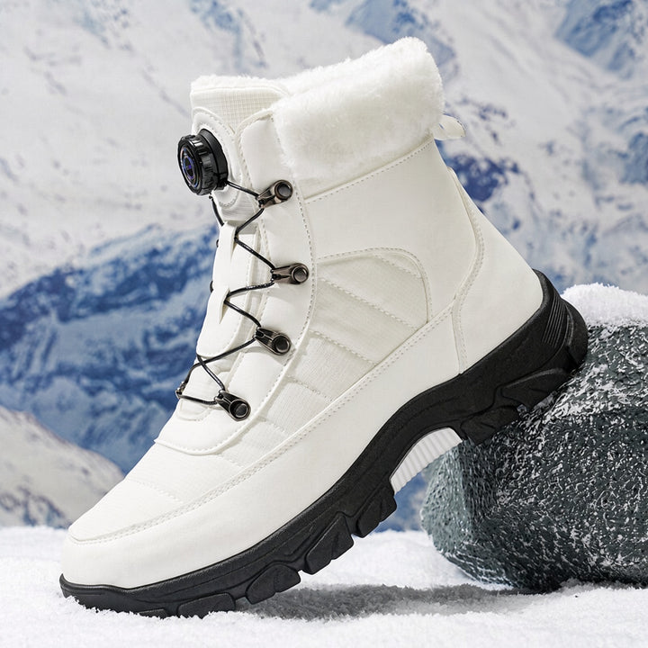 SUNKISSEDSTEP Men’s Plush-Lined Waterproof Snow Boots