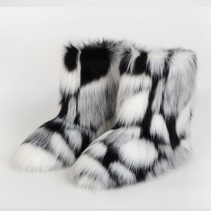 Faux Fur Snow Boots