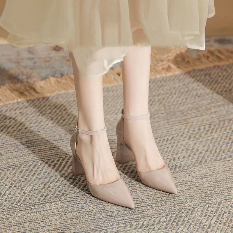 Mary Jane Ankle Strap Heels