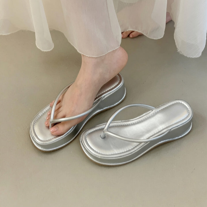 Minimalist Platform Flip Flops