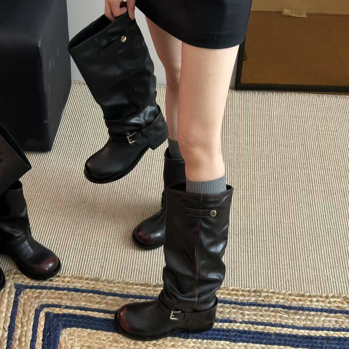 Vintage Western Slouch Boots