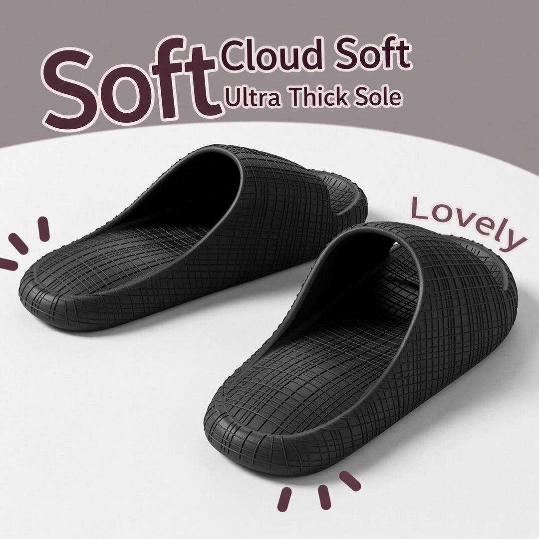 SUNKISSEDSTEP Unisex Cloud Comfort EVA Home Slides