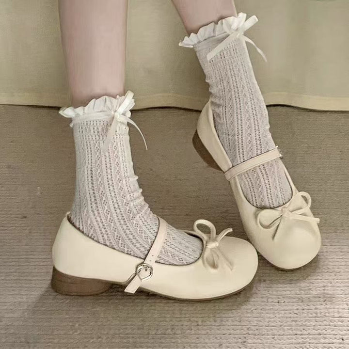 Sweet Bow Mary Jane Flats