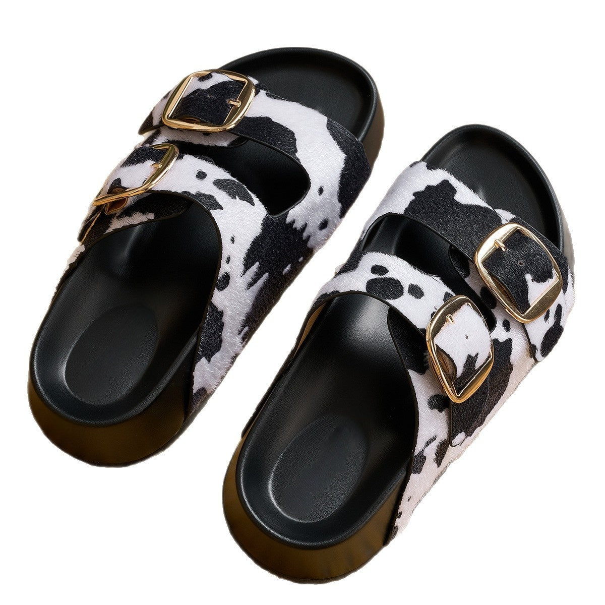 SUNKISSEDSTEP Women’s Savannah Leopard Platform Sandals (US 6–9)