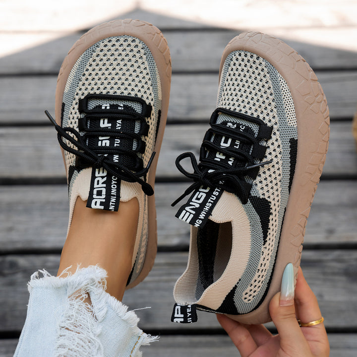 SUNKISSEDSTEP Women’s AirFlex Knit Walking Sneakers