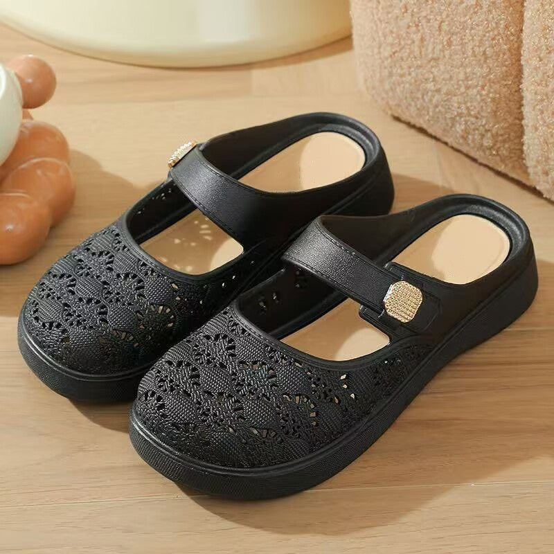 SUNKISSEDSTEP Women’s SoftStep Toe-Loop Slide Sandals