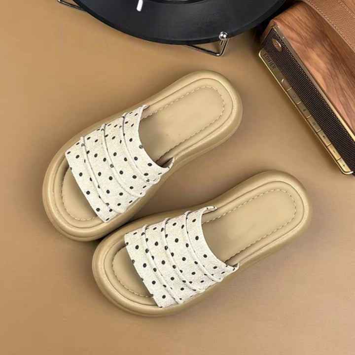 Platform Comfort Slide Sandals