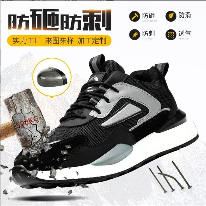 SUNKISSEDSTEP Men’s ForgeGuard Steel-Toe Safety Sneakers