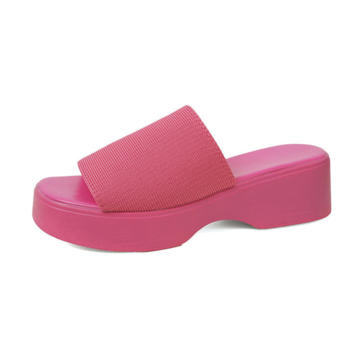 Minimalist Platform Slide Sandals