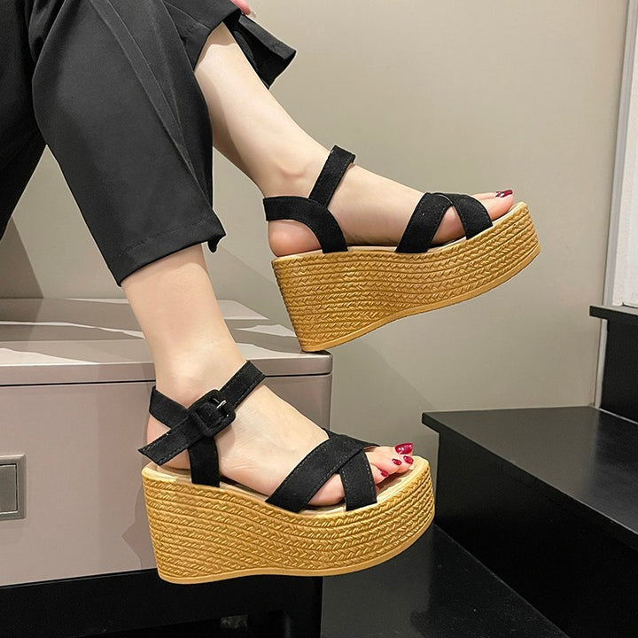 Platform Wedge Roman Sandals
