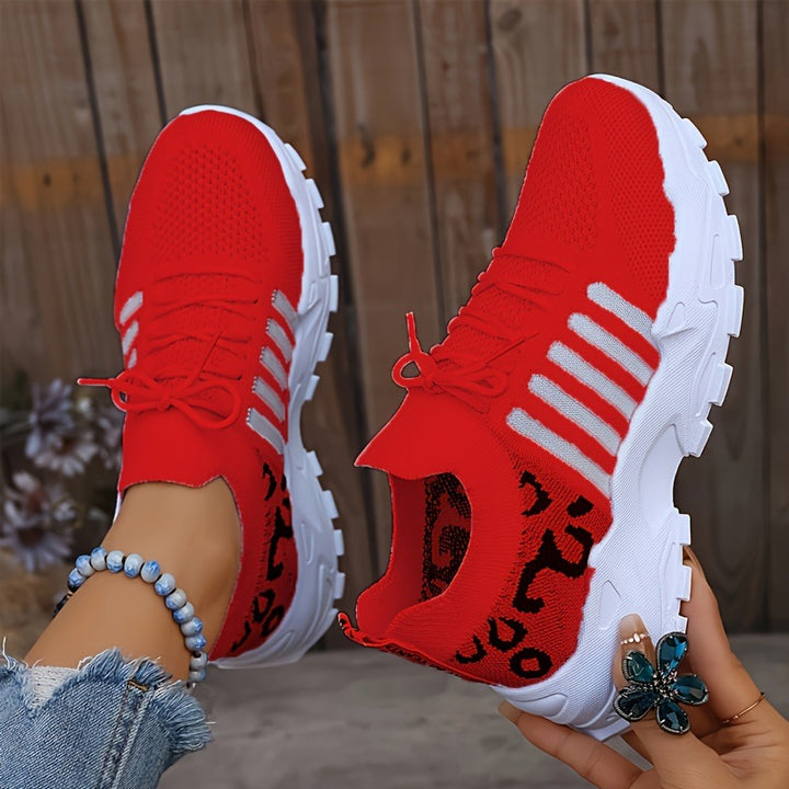 SUNKISSEDSTEP Women’s AirFlex Chunky Knit Sneakers