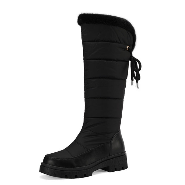 SUNKISSEDSTEP Women’s Cozy Quilted Knee-High Winter Boots