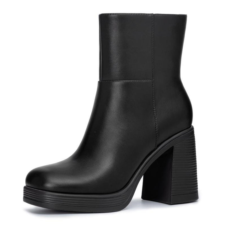 SUNKISSEDSTEP Women’s Chunky Heel Ankle Boots